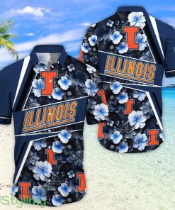 Illinois Fighting Illini Summer Gift Aloha Hawaiian Shirt Product Photo 1