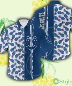 Indianapolis Colts Pineapple NFL Hawaiian Shirt For Men And Women Gift For Fans - Indianapolis Colts Pineapple NFL Hawaiian Shirt For Men And Women Gift For Fans