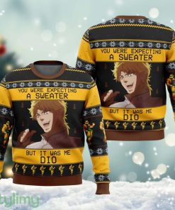 It Was Me Dio Jojo’s Bizarre Adventure Ugly Christmas Sweater Cute Christmas Gift For Family Product Photo 1
