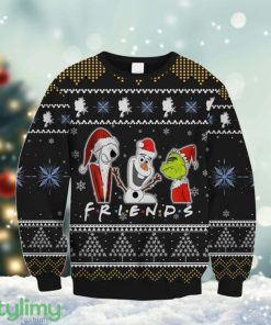 Jack Olaf and Griinch Ugly Christmas Sweater Cute Christmas Gift For Family Product Photo 1