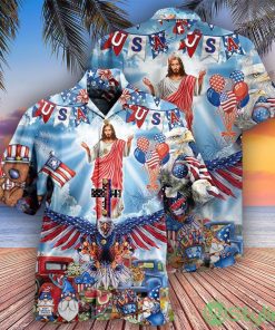 Jesus America Patriotism Hawaiian Shirt Gift For Men And Women - Jesus America Patriotism Hawaiian Shirt Gift For Men And Women