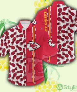 Kansas City Chiefs Pineapple NFL Hawaiian Shirt For Men And Women Gift For Fans - Kansas City Chiefs Pineapple NFL Hawaiian Shirt For Men And Women Gift For Fans
