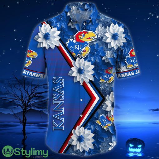 Kansas Jayhawks Hawaii Shirt All Over Printed 3D Hawaiian Shirt
