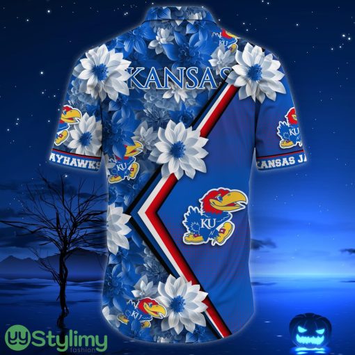 Kansas Jayhawks Hawaii Shirt All Over Printed 3D Hawaiian Shirt