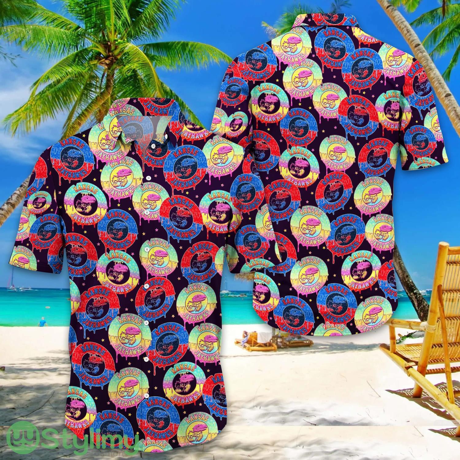 Kansas Jayhawks Hawaiian Shirt Special Shirt Summer Gift 2 Kansas Jayhawks Hawaiian Shirt Special Shirt Summer Gift Product Photo 1