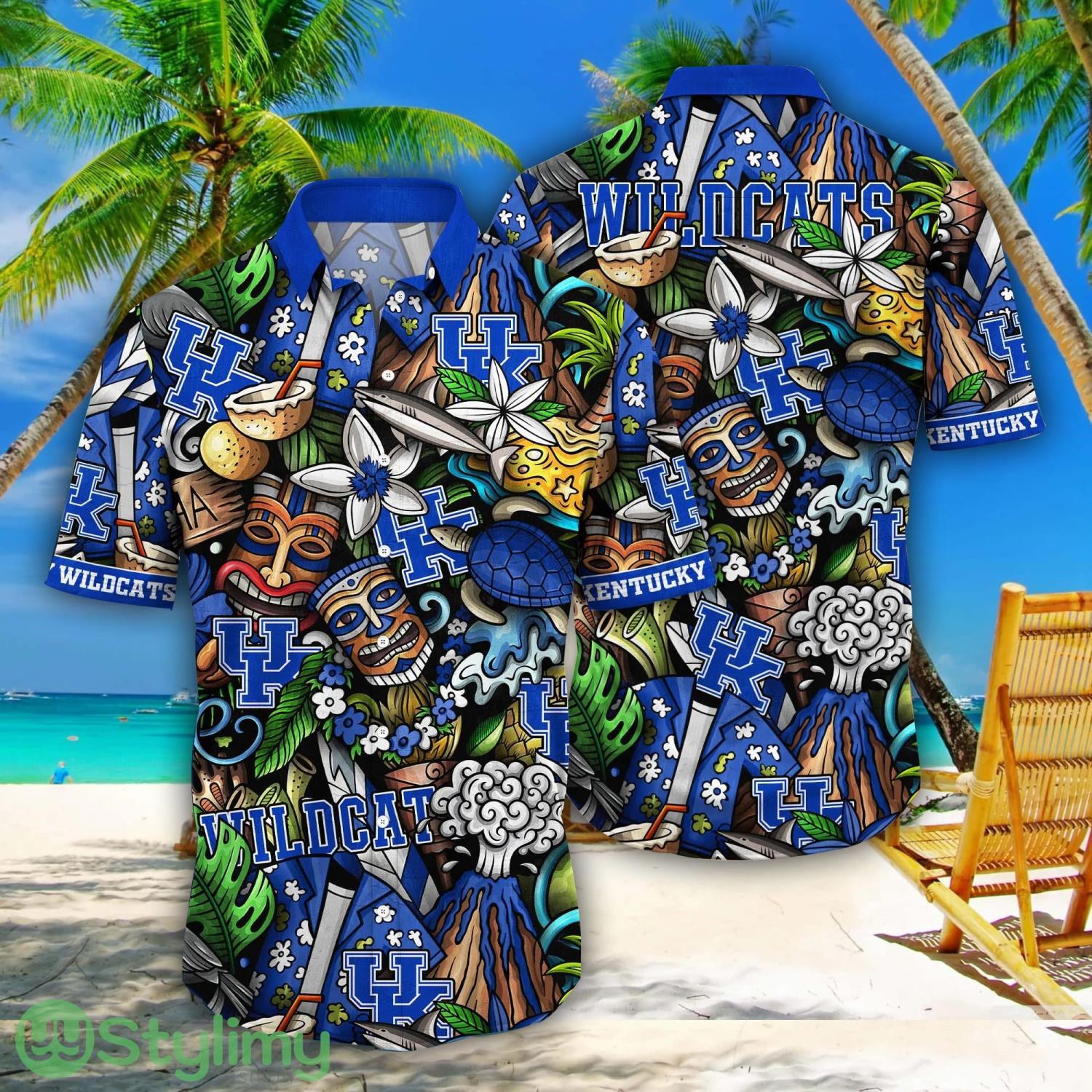 Kentucky Wildcats NCAA2 Flower Aloha Summer Hawaii Shirts 1 Kentucky Wildcats NCAA2 Flower Aloha Summer Hawaii Shirts Product Photo 1