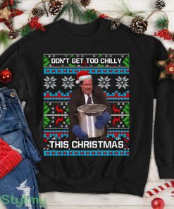Kevin Malone Don't Get Too Chilly This Christmas Shirt, Kevin's Famous Chilli Xmas Sweatshirt Product Photo 1
