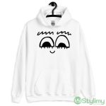 Kind Eyes Cartoon shirt - White Ladies Tank Top