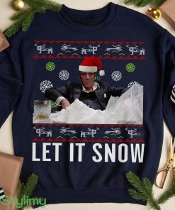 Let It Snow Ugly Christmas Shirt, Tony Montana Hoodie, Christmas Sweatshirt Product Photo 1