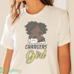 Los Angeles Chargers Girl NFL T Shirt - White Sweatshirt