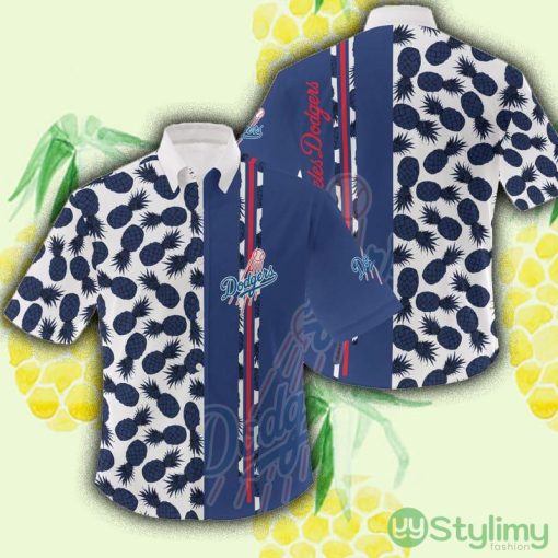 Los Angeles Dodgers Pineapple MLB Hawaiian Shirt For Men And Women Gift For Fans