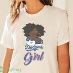 Los Angeles Dodgerss Girl MLB T Shirt - White Sweatshirt