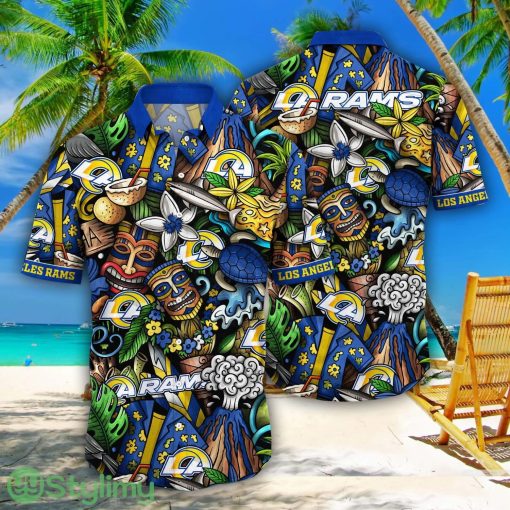 Los Angeles Rams NFL Flower Aloha Summer Hawaii Shirts