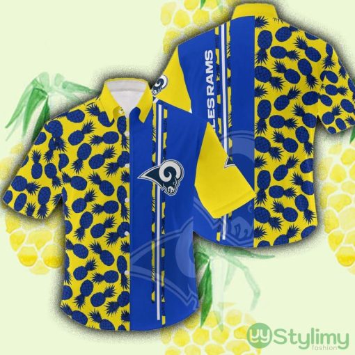 Los Angeles Rams Pineapple NFL Hawaiian Shirt For Men And Women Gift For Fans