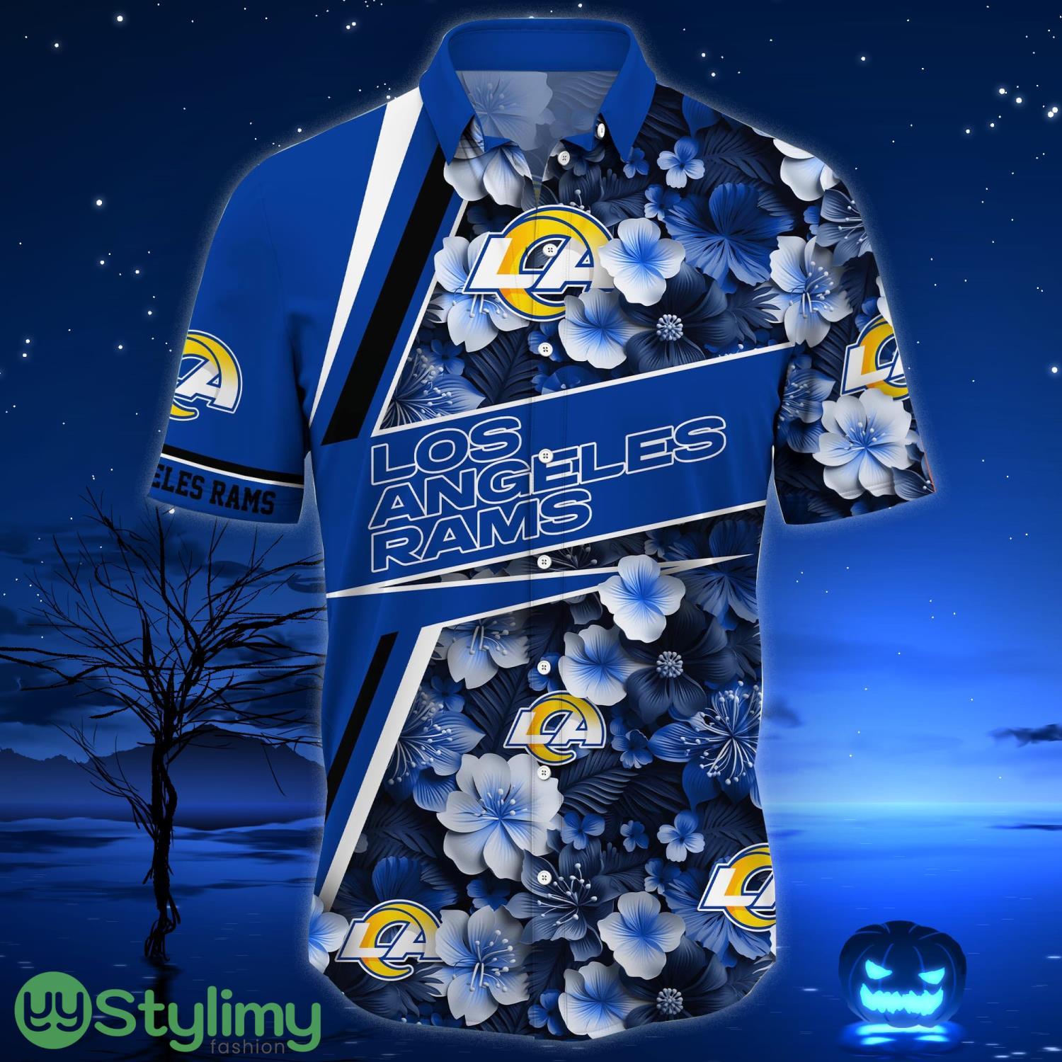 Los Angeles Rams Summer Gift Aloha Hawaiian Shirt 2 Los Angeles Rams Summer Gift Aloha Hawaiian Shirt Product Photo 2
