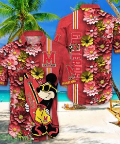 Maryland Terrapins Hawaiian Shirt Mickey Love Surfing Trending Summer Gift Product Photo 1