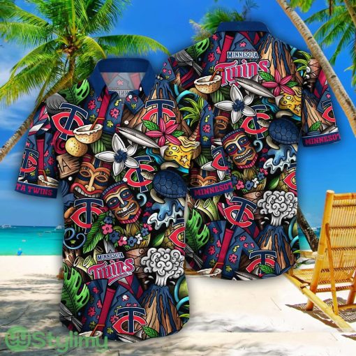 Minnesota Twins MLB Flower Aloha Summer Hawaii Shirts