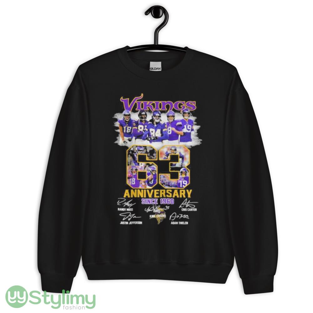Minnesota Vikings 63 Anniversary Since 1960 Shirt 6 Minnesota Vikings 63 Anniversary Since 1960 Shirt - Unisex Crewneck Sweatshirt