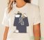 MLB Chicago White Sox Snoopy Woodstock The Peanuts Movie Baseball T Shirt - White Ladies Tank Top