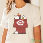 MLB Cincinnati Reds Snoopy Woodstock The Peanuts Movie Baseball T Shirt 6 MLB Cincinnati Reds Snoopy Woodstock The Peanuts Movie Baseball T Shirt - White Sweatshirt