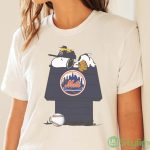 MLB New York Mets Snoopy Woodstock The Peanuts Movie Baseball T Shirt 6 MLB New York Mets Snoopy Woodstock The Peanuts Movie Baseball T Shirt - White Sweatshirt