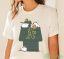 MLB Oakland Athletics Snoopy Woodstock The Peanuts Movie Baseball T Shirt - White Ladies Tank Top