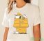 MLB Pittsburgh Pirates Snoopy Woodstock The Peanuts Movie Baseball T Shirt - White Ladies Tank Top