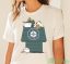 MLB Seattle Mariners Snoopy Woodstock The Peanuts Movie Baseball T Shirt - White Ladies Tank Top