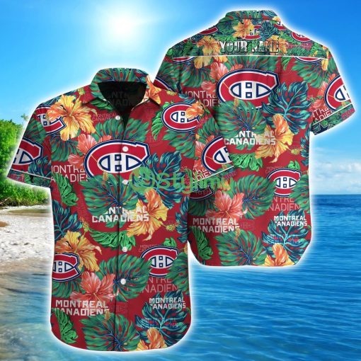 Montreal Canadiens NHL Custom Name Hawaiian shirt Aloha Summer Gift