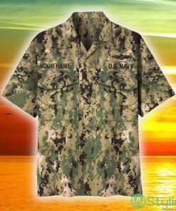 Navy 2 Custom Name US Veteran Hawaii Shirt Gift For Men And Women - Navy 2 Custom Name US Veteran Hawaii Shirt Gift For Men And Women