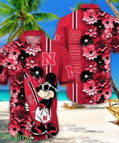 Nebraska Cornhuskers Hawaiian Shirt Mickey Love Surfing Trending Summer Gift Product Photo 1