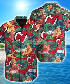 New Jersey Devils NHL Custom Name Hawaiian shirt Aloha Summer Gift Product Photo 1
