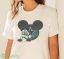 NFL Dallas Cowboys Mickey Mouse Disney Football T Shirt T Shirt - White Ladies Tank Top