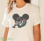 NFL Houston Texans Mickey Mouse Disney Football T Shirt T Shirt - White Ladies Tank Top