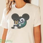 NFL Los Angeles Rams Mickey Mouse Disney Football T Shirt T Shirt - White Sweatshirt