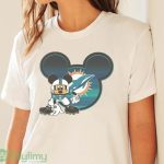 NFL Miami Dolphins Mickey Mouse Disney Football T Shirt T Shirt - White Sweatshirt