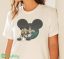 NFL New Orleans Saints Mickey Mouse Disney Football T Shirt T Shirt - White Ladies Tank Top