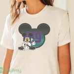 NFL New York Giants Mickey Mouse Disney Football T Shirt T Shirt - White Sweatshirt