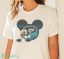 NFL New York Jets Mickey Mouse Disney Football T Shirt T Shirt - White Ladies Tank Top