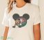 NFL San Francisco 49ers Mickey Mouse Disney Football T Shirt T Shirt - White Ladies Tank Top