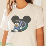 NFL Tennessee Titans Mickey Mouse Disney Football T Shirt T Shirt - White Sweatshirt