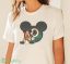 NFL Washington Redskins Mickey Mouse Disney Football T Shirt T Shirt - White Ladies Tank Top