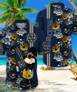 Notre Dame Fighting Irish Hawaiian Shirt Mickey Love Surfing Trending Summer Gift Product Photo 1