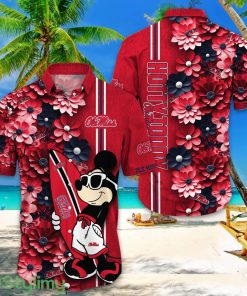 Ole Miss Rebels Hawaiian Shirt Mickey Love Surfing Trending Summer Gift Product Photo 1