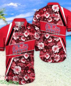 Ole Miss Rebels Summer Gift Aloha Hawaiian Shirt Product Photo 1