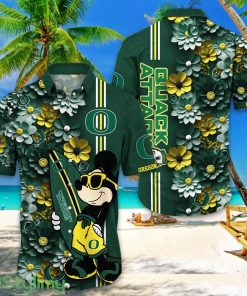 Oregon Ducks Hawaiian Shirt Mickey Love Surfing Trending Summer Gift Product Photo 1