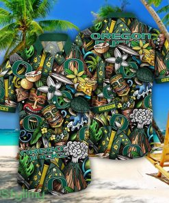 Oregon Ducks NCAA2 Flower Aloha Summer Hawaii Shirts Product Photo 1