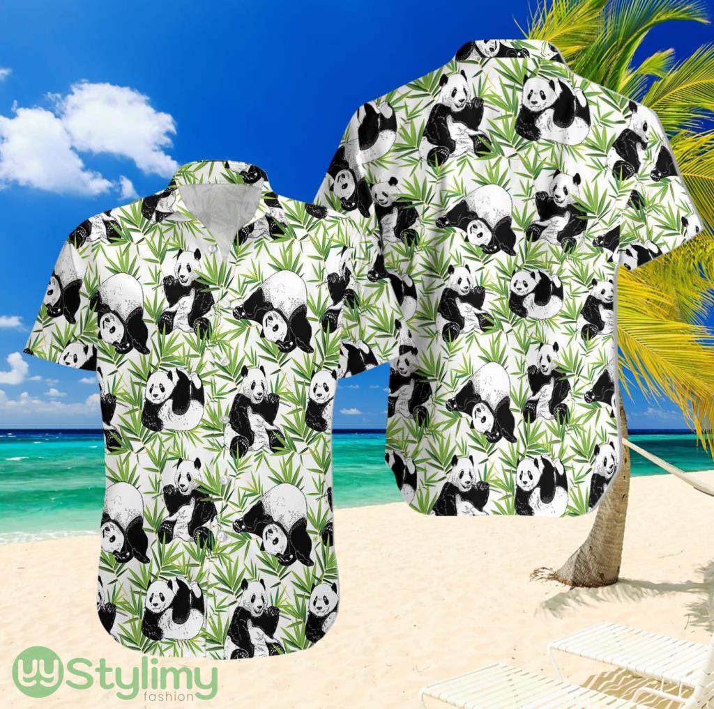Panda Bamboo Hawaiian Shirt For Men And Women 2 Panda Bamboo Hawaiian Shirt For Men And Women Product Photo 1