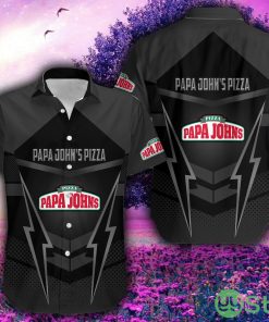 papa john's pizza Logo Tropic 3D Hawaiian Shirt Gift For Men Women - papa john's pizza Logo Tropic 3D Hawaiian Shirt Gift For Men Women