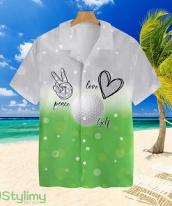 Peace Golf Love Hawaiian Shirt For Men And Women Product Photo 1